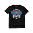 thumbnail image 1 of Paw Patrol Dad Patrol Matching Couple T-Shirts Mothers' Father's Day Outfits for Him and Her T-Shirt Large Black, 1 of 5