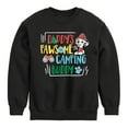 thumbnail image 1 of Paw Patrol - Daddy's Pawsome Camping Buddy - Toddler And Youth Crewneck Fleece Sweatshirt, 1 of 6