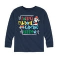 thumbnail image 1 of Paw Patrol - Daddy's Pawsome Camping Buddy - Toddler And Youth Long Sleeve Graphic T-Shirt, 1 of 6
