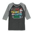 thumbnail image 1 of Paw Patrol - Daddy's Pawsome Camping Buddy - Toddler And Youth Raglan Graphic T-Shirt, 1 of 7