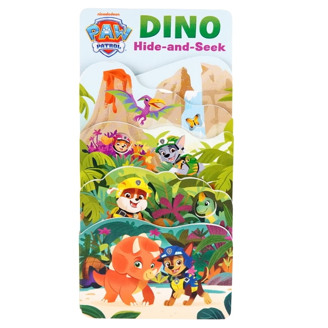 Paw Patrol Dino Hide-And-Seek, (Board Book)
