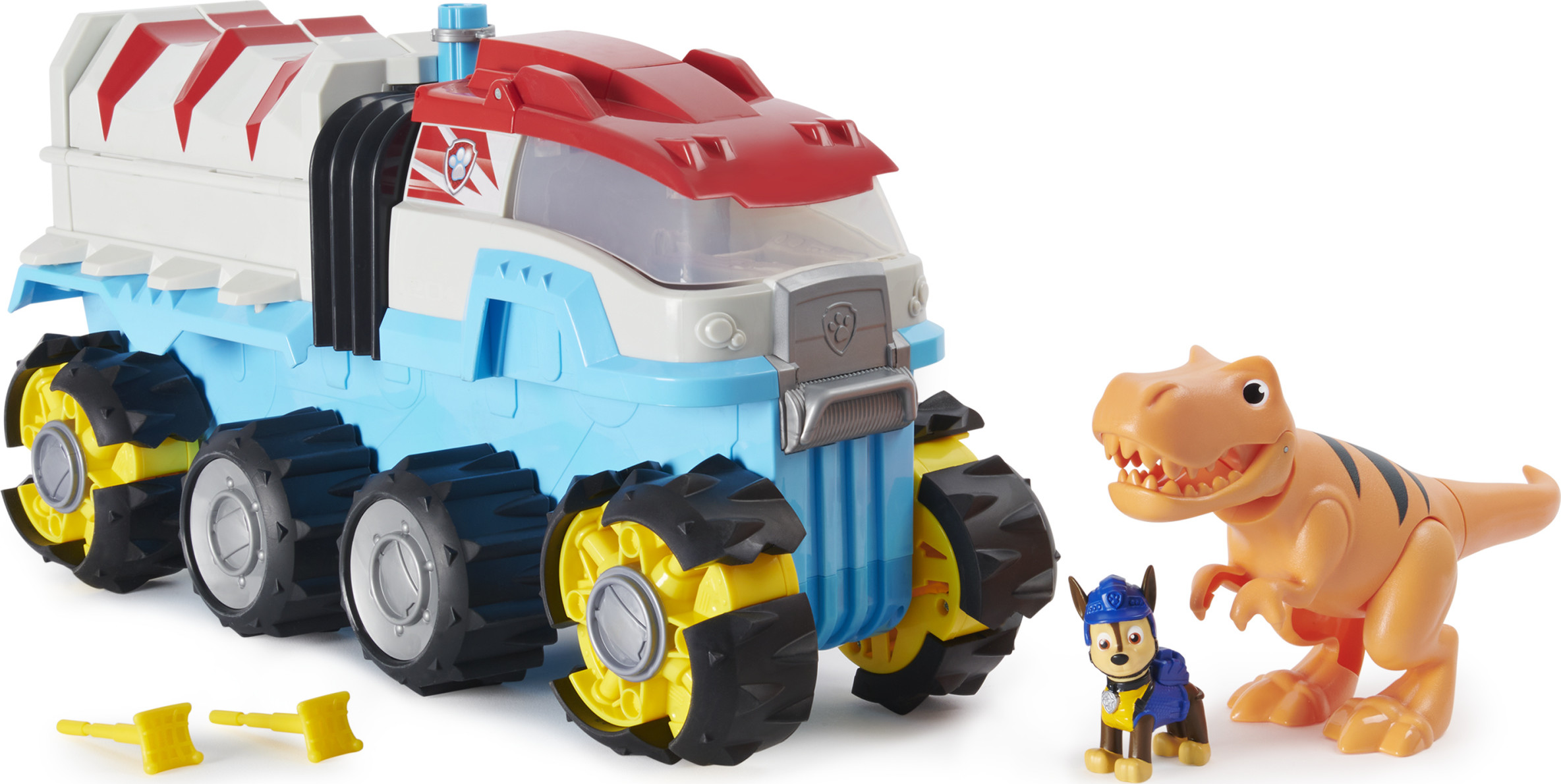 Paw Patrol, Dino Rescue Dino Patroller Motorized Team Vehicle with Exclusive Chase and T. Rex Toy Figures - image 1 of 9