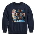 thumbnail image 1 of Paw Patrol - Dream, Explore, Repeat - Toddler And Youth Crewneck Fleece Sweatshirt, 1 of 6