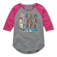 thumbnail image 1 of Paw Patrol - Dream, Explore, Repeat - Toddler And Youth Girls Raglan Graphic T-Shirt, 1 of 6