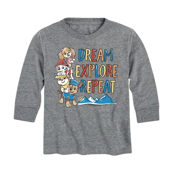 Paw Patrol - Dream, Explore, Repeat - Toddler And Youth Long Sleeve Graphic T-Shirt