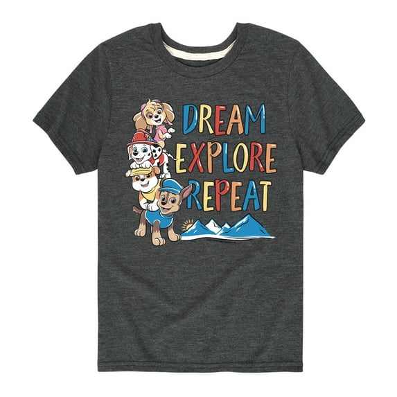 Paw Patrol - Dream, Explore, Repeat - Toddler And Youth Short Sleeve Graphic T-Shirt
