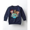 thumbnail image 1 of Paw Patrol - Earth Day Globe - Toddler And Youth Crewneck Fleece Sweatshirt, 1 of 6
