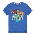 thumbnail image 1 of Paw Patrol - Earth Day Globe - Toddler And Youth Short Sleeve Graphic T-Shirt, 1 of 6