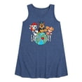 thumbnail image 1 of Paw Patrol - Earth Day Globe - Toddler and Youth Girls A-line Dress, 1 of 6