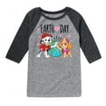 thumbnail image 1 of Paw Patrol - Earth Day Heart - Toddler And Youth Raglan Graphic T-Shirt, 1 of 6
