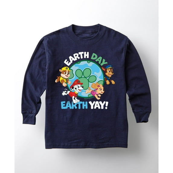 Paw Patrol - Earth Day Yay - Toddler And Youth Long Sleeve Graphic T-Shirt
