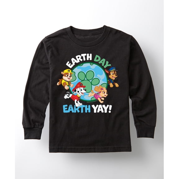 Paw Patrol - Earth Day Yay - Toddler And Youth Long Sleeve Graphic T-Shirt
