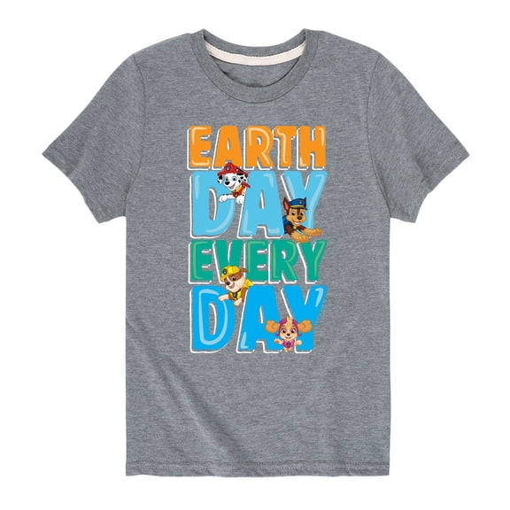 Paw Patrol - Earth Every Day - Toddler And Youth Short Sleeve Graphic T-Shirt