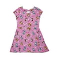 thumbnail image 1 of Paw Patrol Everest Marshall Skye Little Girls Skater Dress Pink 6, 1 of 5