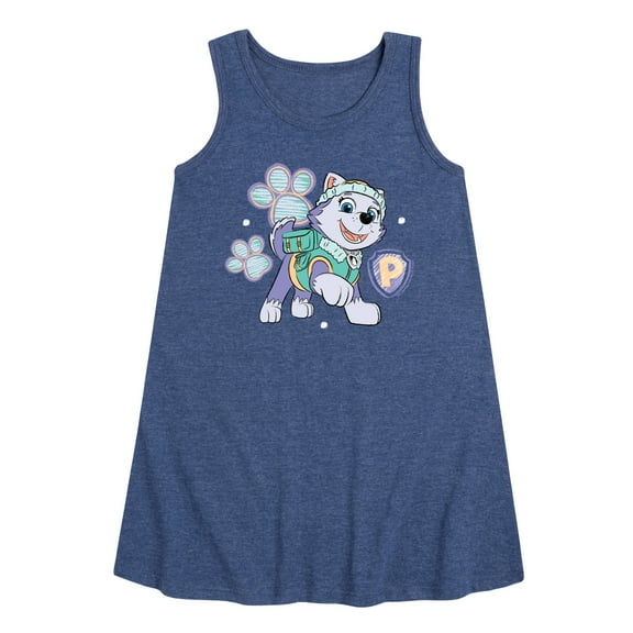 Paw Patrol - Everest Sketch - Toddler & Youth Girls A-line Dress