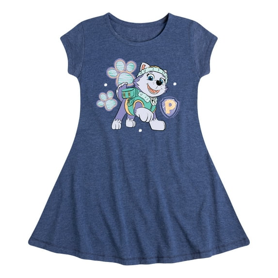 Paw Patrol - Everest Sketch - Toddler & Youth Girls Fit & Flare Dress
