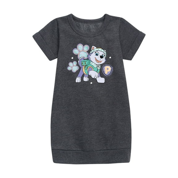 Paw Patrol - Everest Sketch - Toddler & Youth Girls Fleece Dress