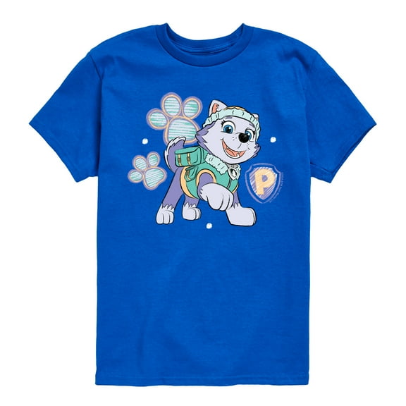 Paw Patrol - Everest Sketch - Toddler & Youth Short Sleeve Graphic T-Shirt
