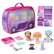 PAW Patrol Pupcation Rescue Set - Skye, Everest & Liberty Bobble Head Collectible Figures & RV Doll Playset for Kids 3 and up