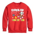 thumbnail image 1 of Paw Patrol - Fired Up For Christmas - Toddler And Youth Crewneck Fleece Sweatshirt, 1 of 6