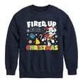 thumbnail image 1 of Paw Patrol - Fired Up For Christmas - Toddler And Youth Crewneck Fleece Sweatshirt, 1 of 6