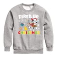 thumbnail image 1 of Paw Patrol - Fired Up For Christmas - Toddler And Youth Crewneck Fleece Sweatshirt, 1 of 6
