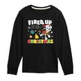 thumbnail image 1 of Paw Patrol - Fired Up For Christmas - Toddler And Youth Long Sleeve Graphic T-Shirt, 1 of 6