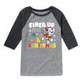 thumbnail image 1 of Paw Patrol - Fired Up For Christmas - Toddler And Youth Raglan Graphic T-Shirt, 1 of 6