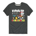 thumbnail image 1 of Paw Patrol - Fired Up For Christmas - Toddler And Youth Short Sleeve Graphic T-Shirt, 1 of 6