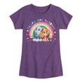 thumbnail image 1 of Paw Patrol - Follow Your Rainbow - Toddler And Youth Girls Short Sleeve Graphic T-Shirt, 1 of 5