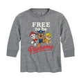 thumbnail image 1 of Paw Patrol - Free To Be Pawsome - Toddler And Youth Long Sleeve Graphic T-Shirt, 1 of 6