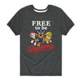 thumbnail image 1 of Paw Patrol - Free To Be Pawsome - Toddler And Youth Short Sleeve Graphic T-Shirt, 1 of 6