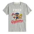 thumbnail image 1 of Paw Patrol - Free To Be Pawsome - Toddler And Youth Short Sleeve Graphic T-Shirt, 1 of 6