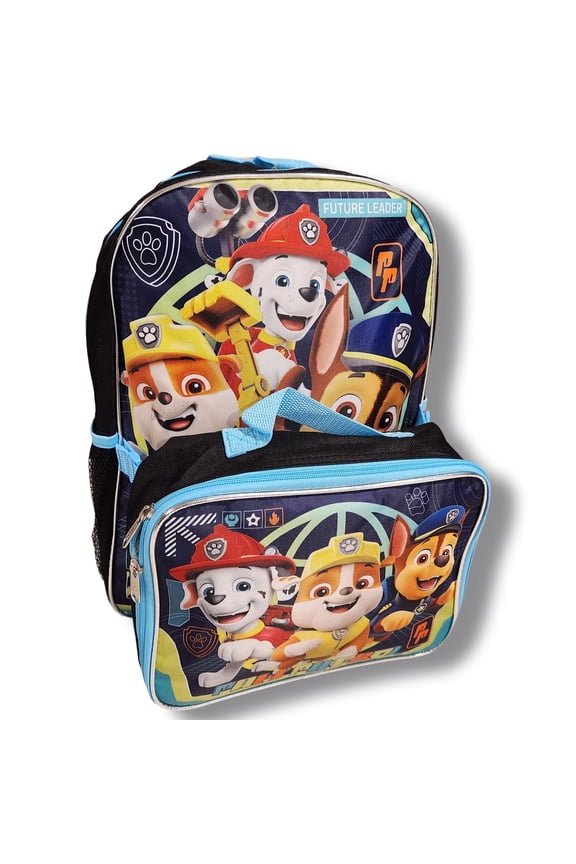 CTM Boy's Paw Patrol Backpack and Lunchbox Set
