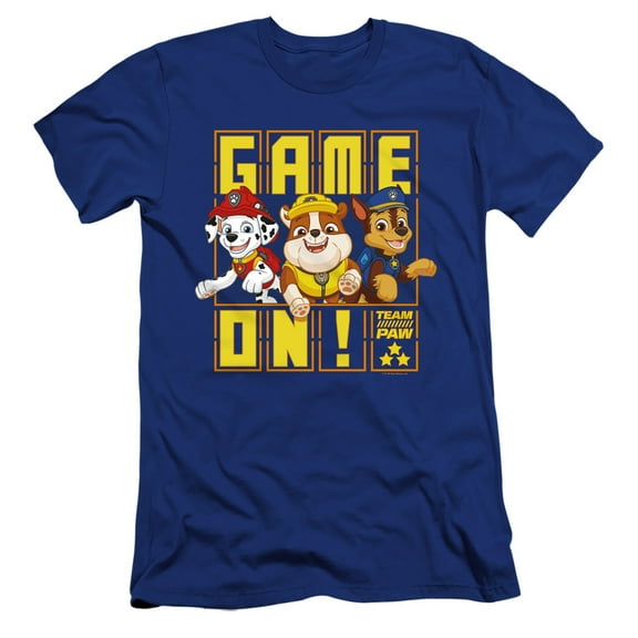 Paw Patrol Game On Team Paw Unisex Adult Canvas Brand T Shirt
