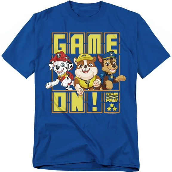 Paw Patrol T-Shirt Game On Team Paw Unisex Graphic Tee For Men & Women