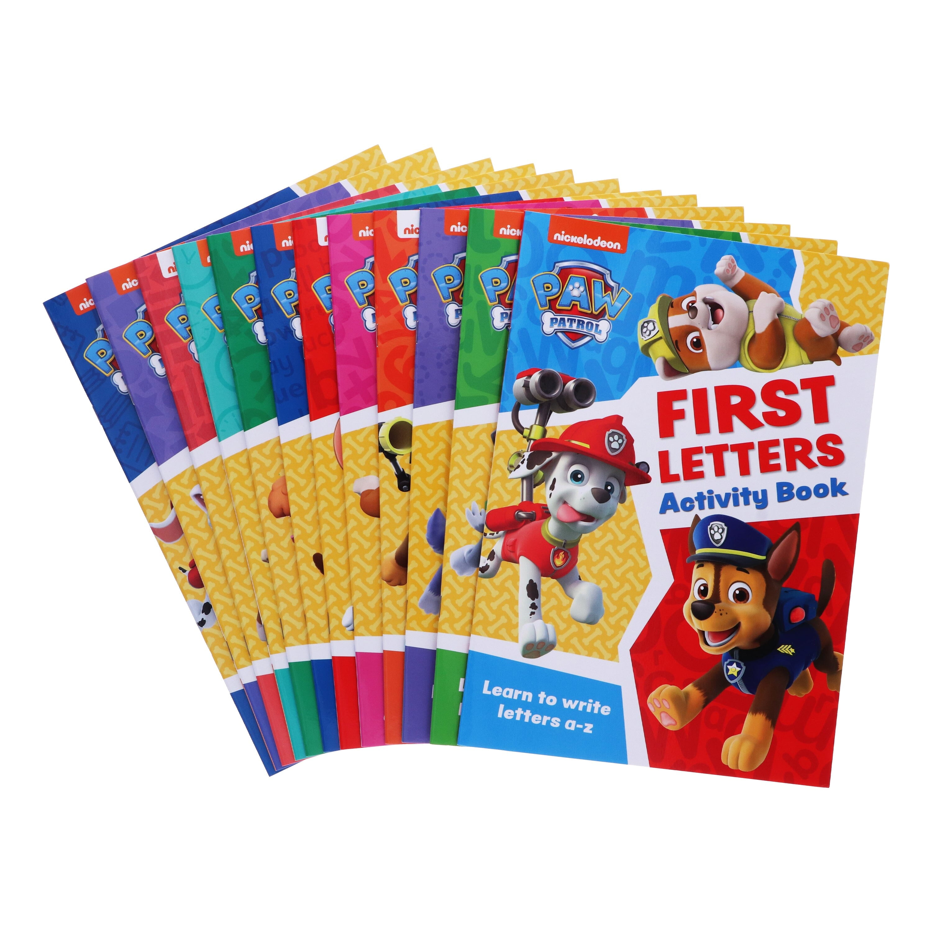 Paw Patrol Get set for school Activity Books By Collins 12 Books - Ages 3-4 - Paperback