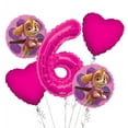 thumbnail image 1 of Paw Patrol Girl Balloon Bouquet 6th Birthday 5 pcs - Party Supplies, 1 of 1