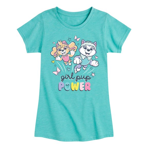 Paw Patrol - Girl Pup Power - Toddler And Youth Girls Short Sleeve Graphic T-Shirt