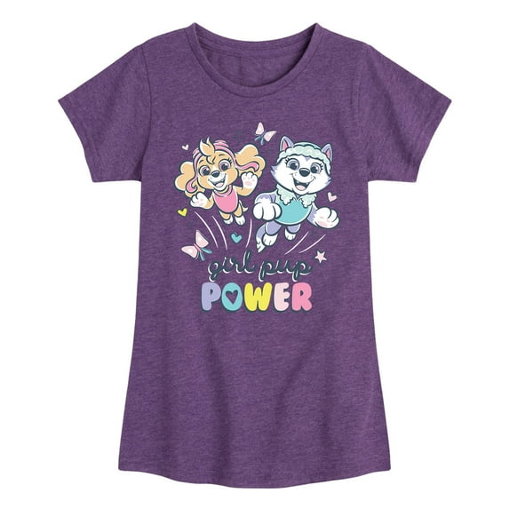 Paw Patrol - Girl Pup Power - Toddler And Youth Girls Short Sleeve Graphic T-Shirt
