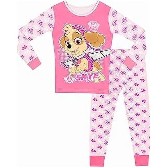 Paw Patrol Girls' Pajamas Multicolored 4T