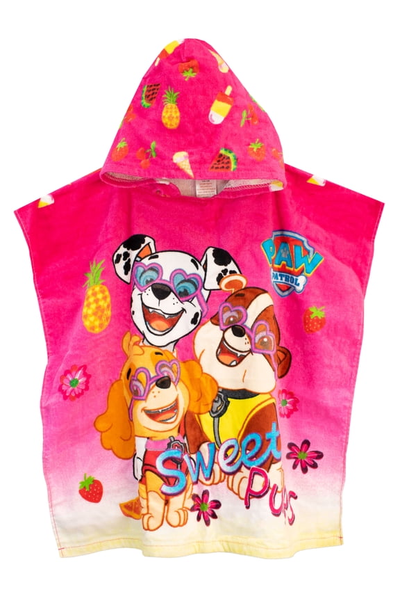 Girls Poncho One Size