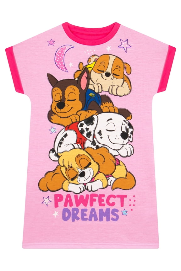 Girls Skye Nightdress Pink Sizes 2T-8