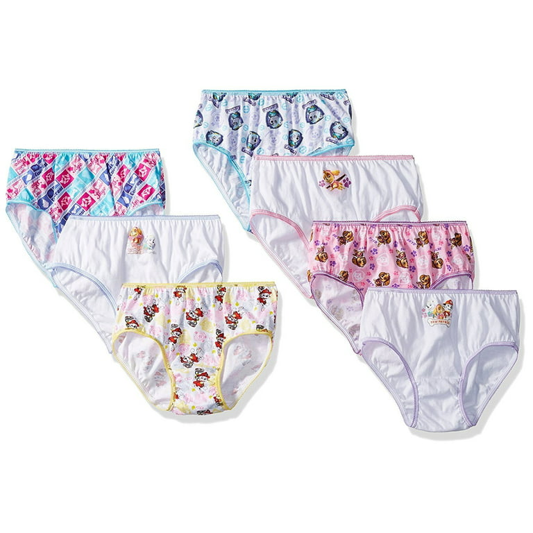 Paw Patrol Toddler Girl Briefs, 7-Pack, Sizes 2T-4T