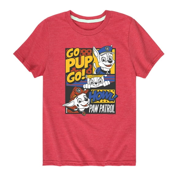 Paw Patrol - Go Pup Go - Toddler And Youth Short Sleeve Graphic T-Shirt