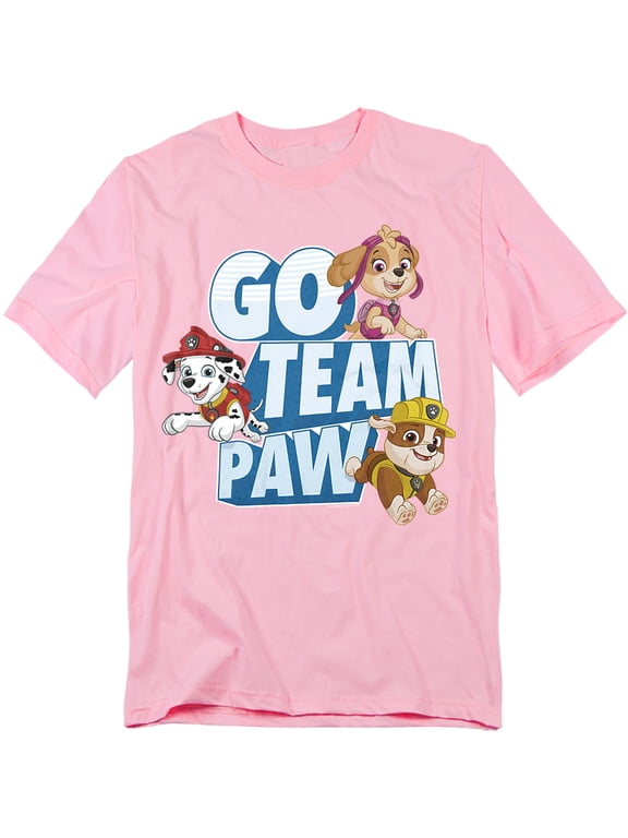 T-Shirt Go Team Paw Unisex Graphic Tee For Men & Women