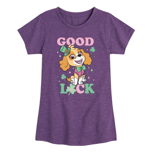 Paw Patrol - Good Luck Skye - Youth Girls Short Sleeve T-Shirt