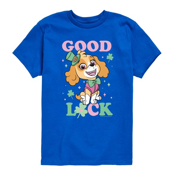 Paw Patrol - Good Luck Skye - Youth Short Sleeve Graphic T-Shirt
