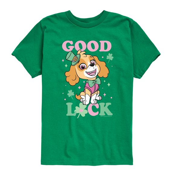 Paw Patrol - Good Luck Skye - Youth Short Sleeve Graphic T-Shirt