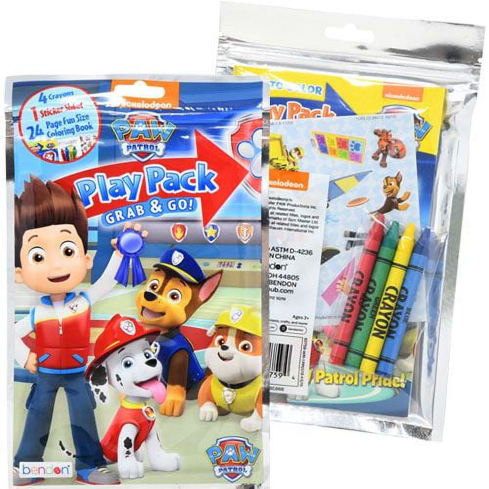 Paw Patrol Grab n Go Play Pack- 12 PCS